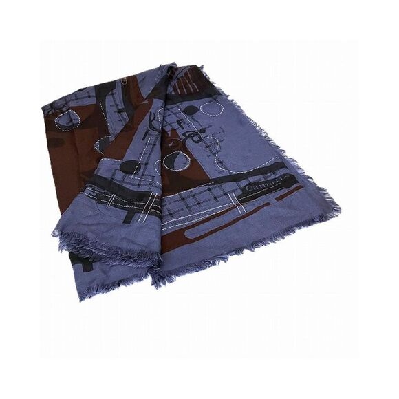 Pre Loved Hermes Elegant Canvas Scarf with Classic Design - Picture 4 of 8